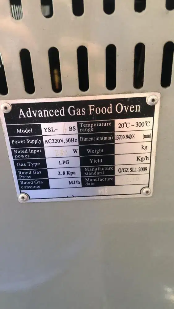 Advanced Gas Food Oven