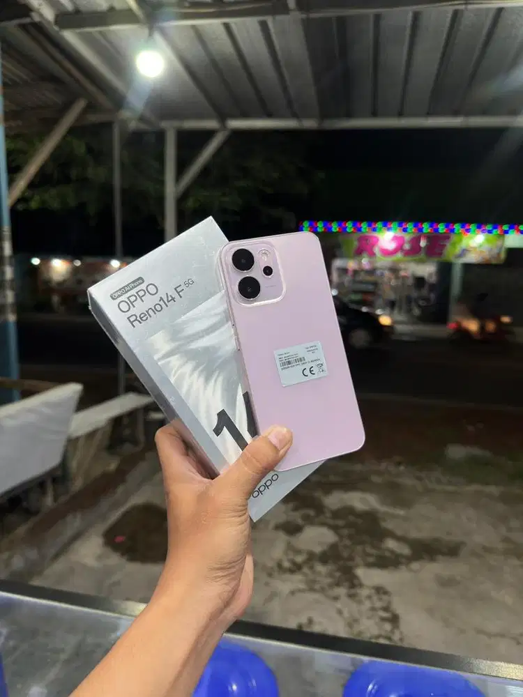Oppo Reno 14F 5G 8/256gb Second Lengkap Normal