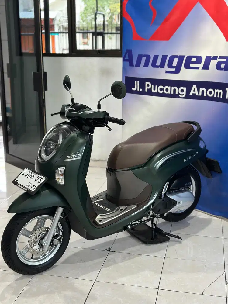 Honda Scoopy Stylis Keyles 110cc Thn. 2024 Km 1Rb Anugerah Motor