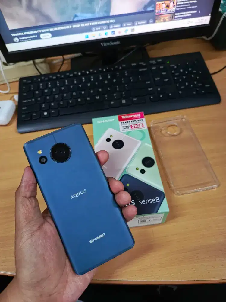 Sharp Aquos Sense 8
Ram 8 Internal 256Gb
Kelengkapan Fullset