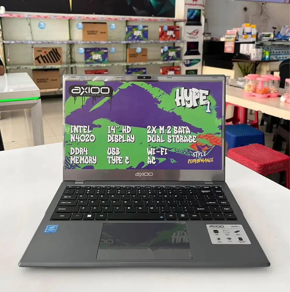 AXIOO HYPE 1 LAPTOP PELAJAR | BISA KREDIT TANPA DP | COD GRATIS ONGKIR