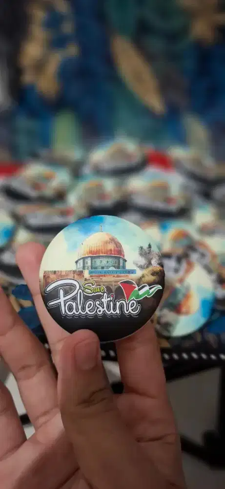 Pin Solidaritas Save Palestine - Edisi Eksklusif Dome of the Rock