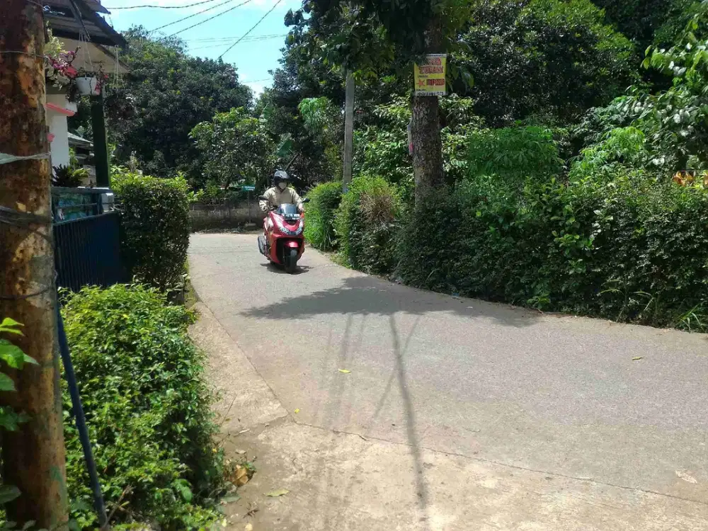 Tanah Murah Siap Bangun 300 m² SHM Dekat Tol & Stasiun kereta di Bojonggede-Bogor.