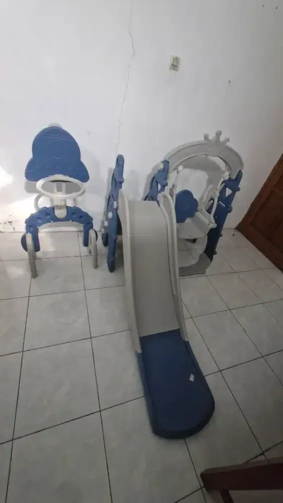 Mainan perosotan basket ayunan 3in1 seluncur bekas second