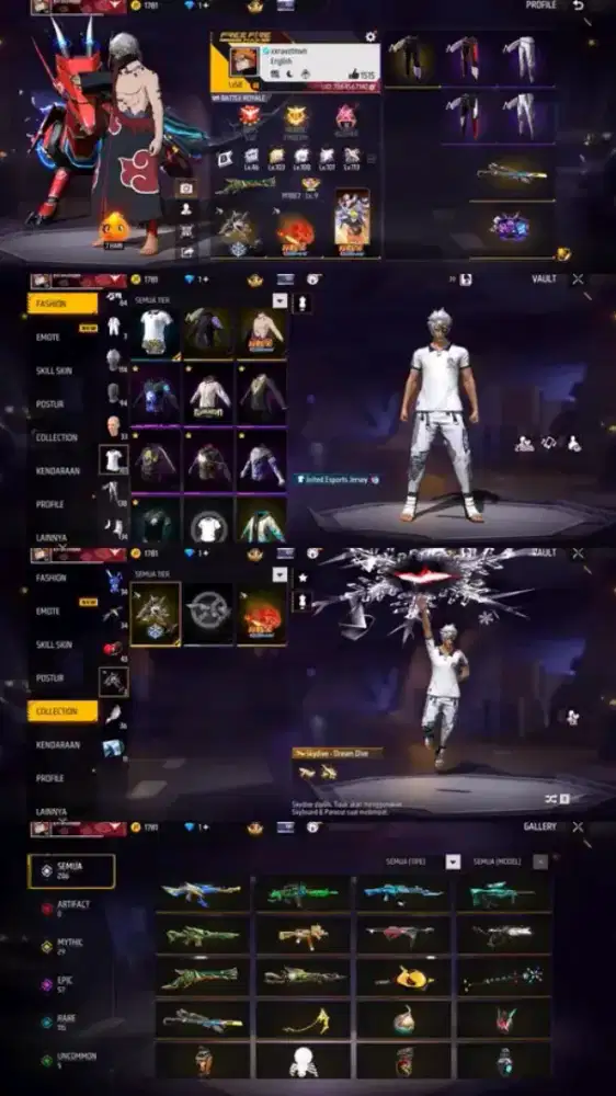 Jual akun Ff murah dan aman