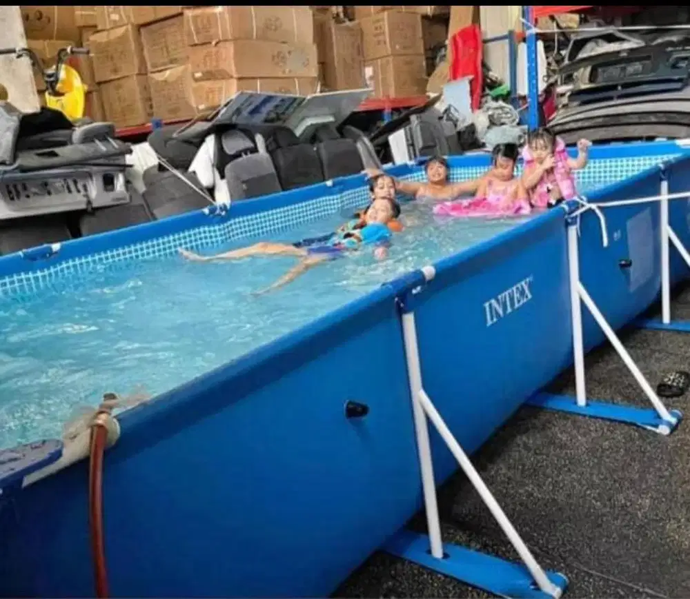 Kolam Renang INTEX 4.5m NEW Salah Beli Ukuran (Belum Dipakai!)