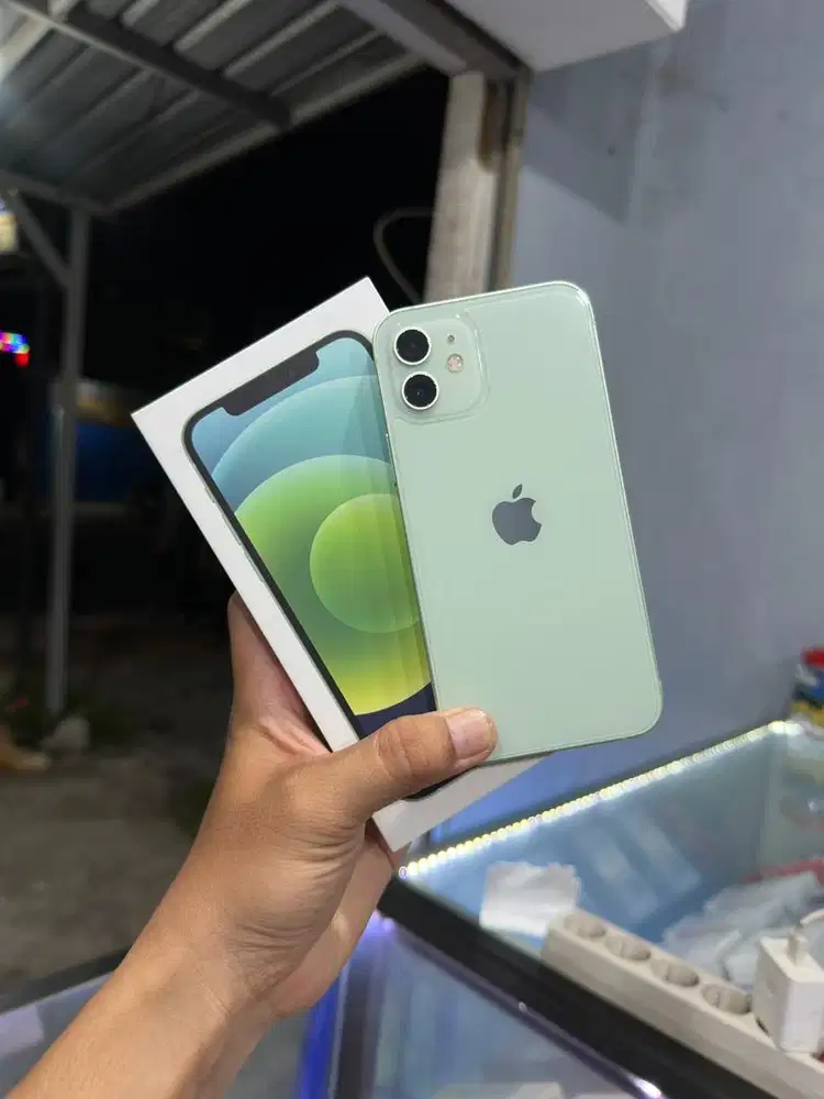 Iphone 12 128gb IBox Resmi Lengkap Normal BH 87%