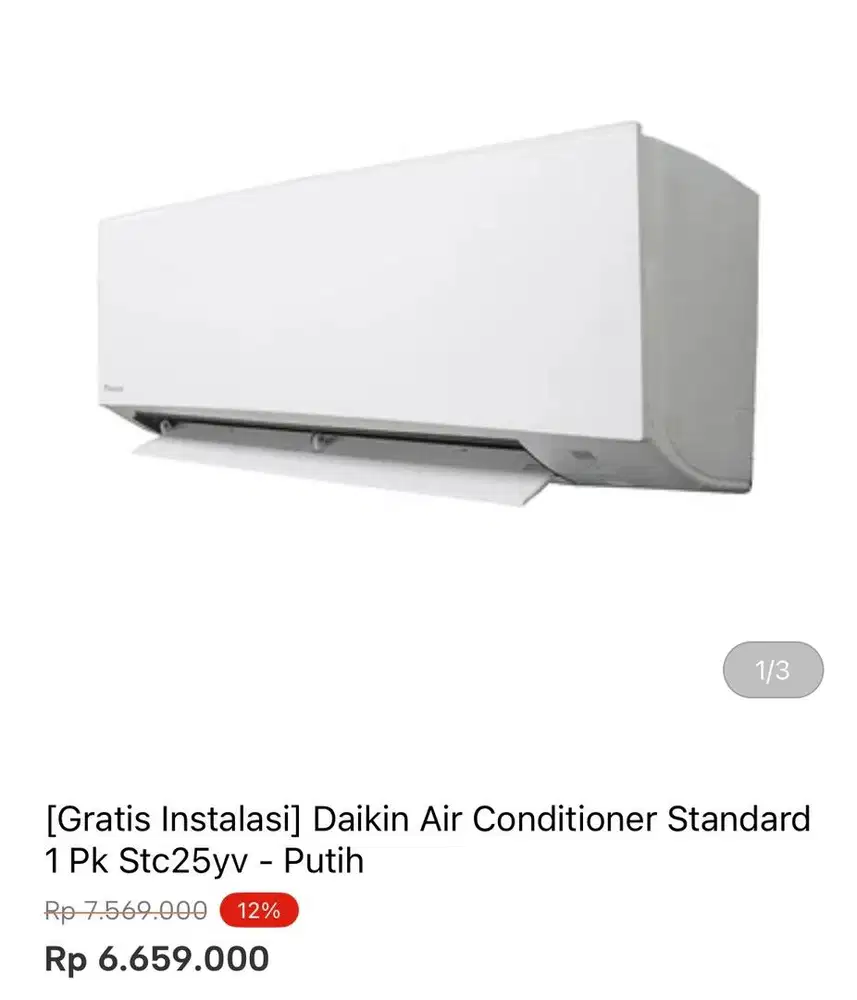 AC DAIKIN 1PK STANDAR