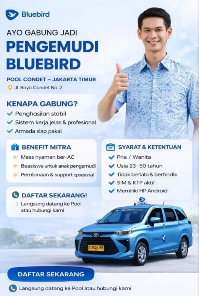 Driver taxi berbasis online