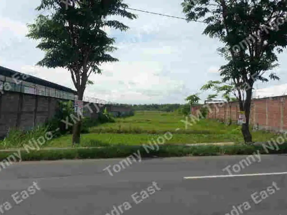 Tanah Komersial Murah Nol Jalan Morowudi Gresik Akses Bebas Truk Kontainer