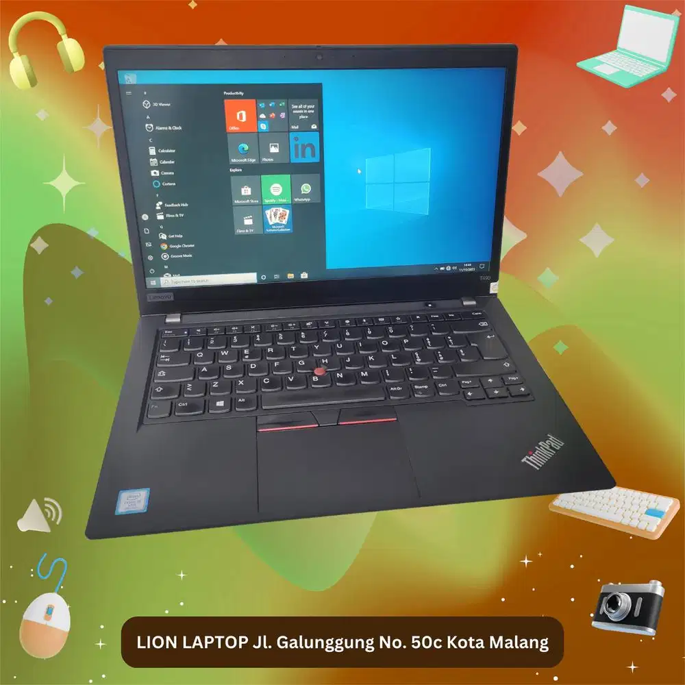 RAM 16GB i5 Gen 8 SSD 256GB Lenovo Thinkpad T490 [20|04]