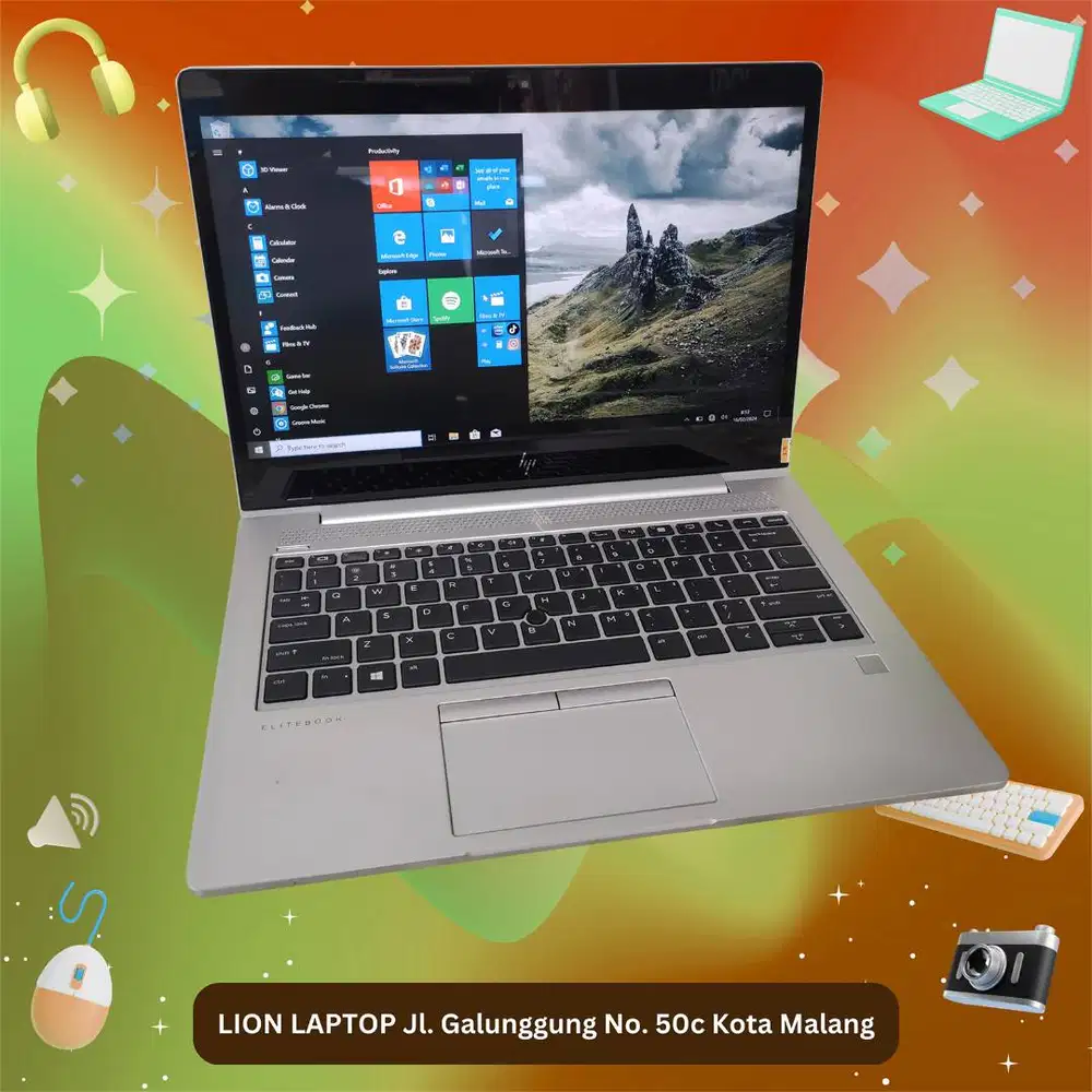 Core i7 gen 8 RAM 8GB Touchscreen Slim HP Elitebook 830 G6 [20|04]