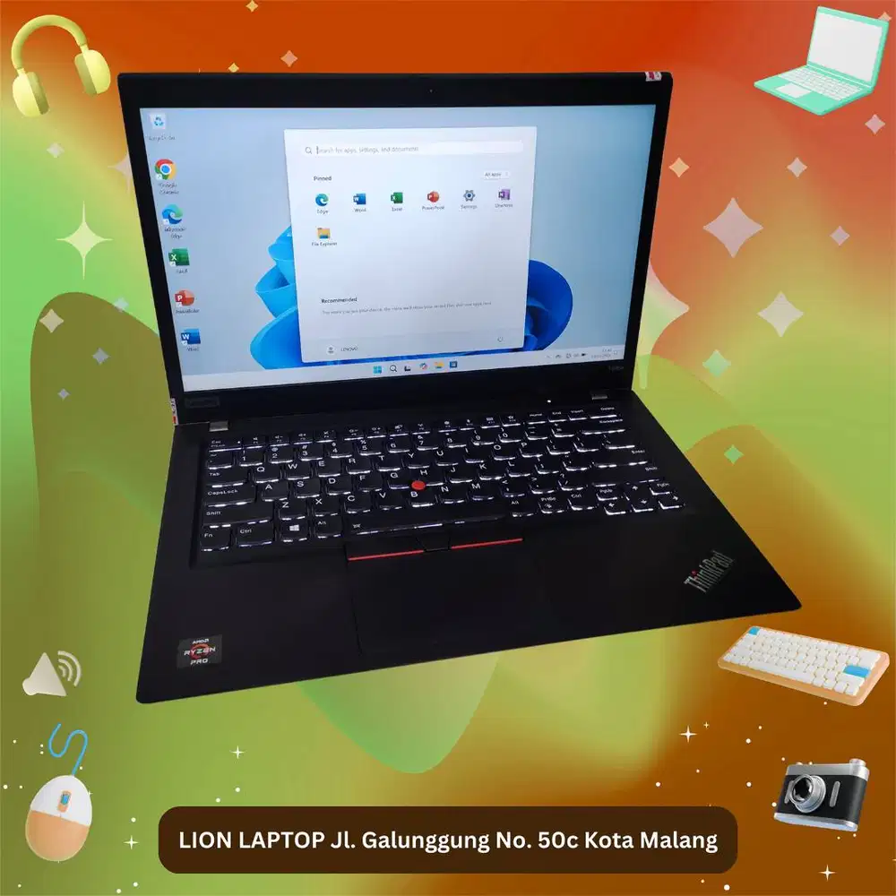 AMD Ryzen 5 PRO 3.7Ghz 8/256 VGA 2GB Lenovo Thinkpad T495s [20|04]