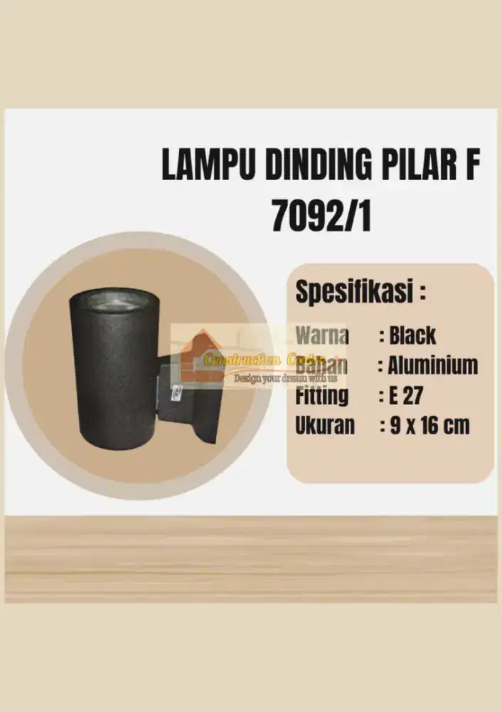 lampu dinding bambu