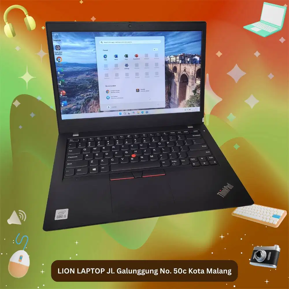 i5 Gen 10 Murah RAM 8GB SSD 256GB Lenovo Thinkpad L14 [20|04]