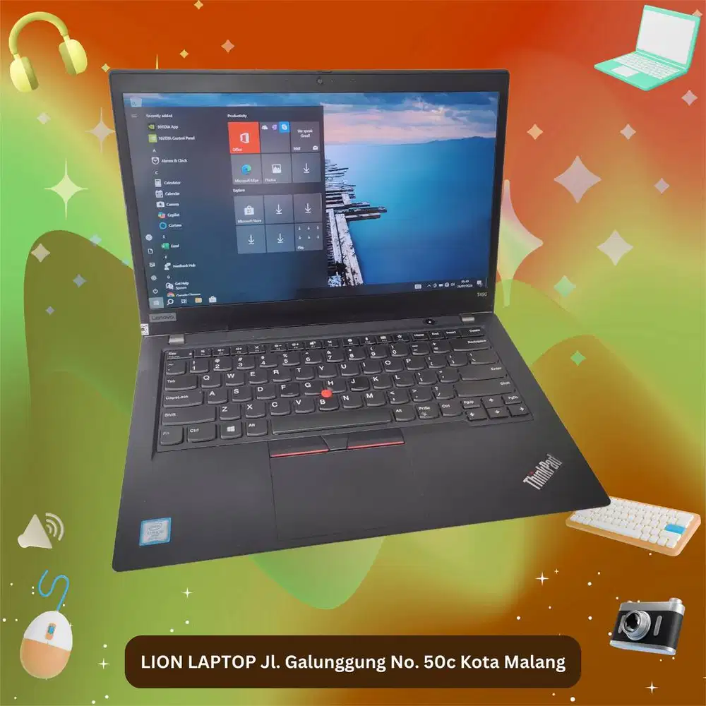 Double VGA NVIDIA Core i5 8/256 Slim Lenovo Thinkpad T490 [20|04]