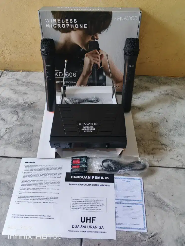 MICROPHONE KENWOOD WIRELESS ISI 2PCS