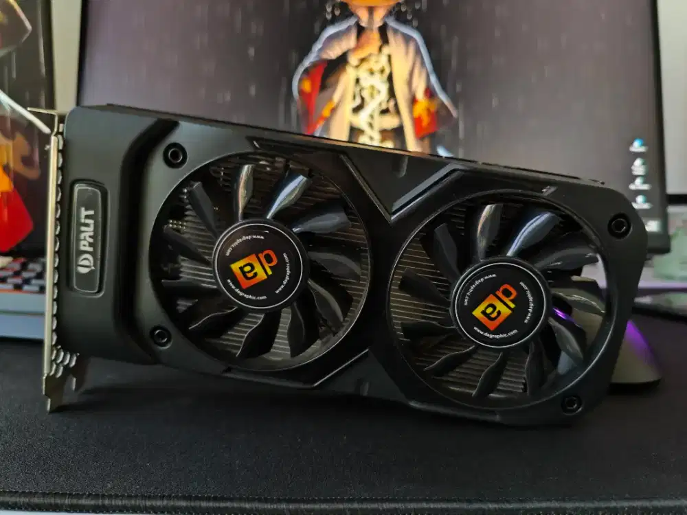 GTX 1050 Ti 4GB Palit Dual Fan Murah Bandung No Mining Siap Pakai