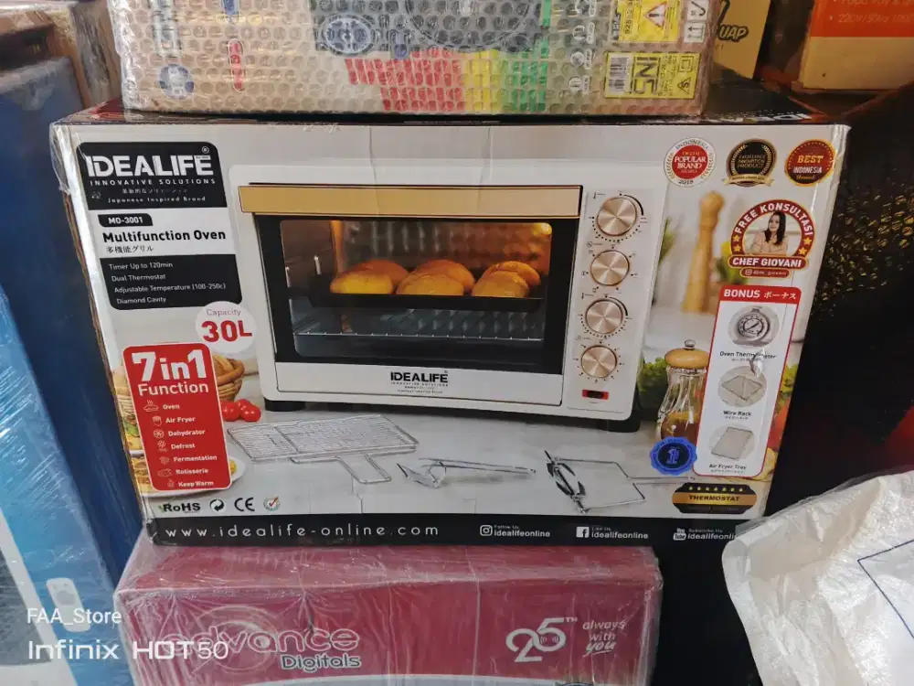 OVEN IDEALIFE 30 LITER SILVER