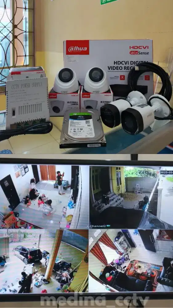 CCTV Analog Fullset 4 kamera