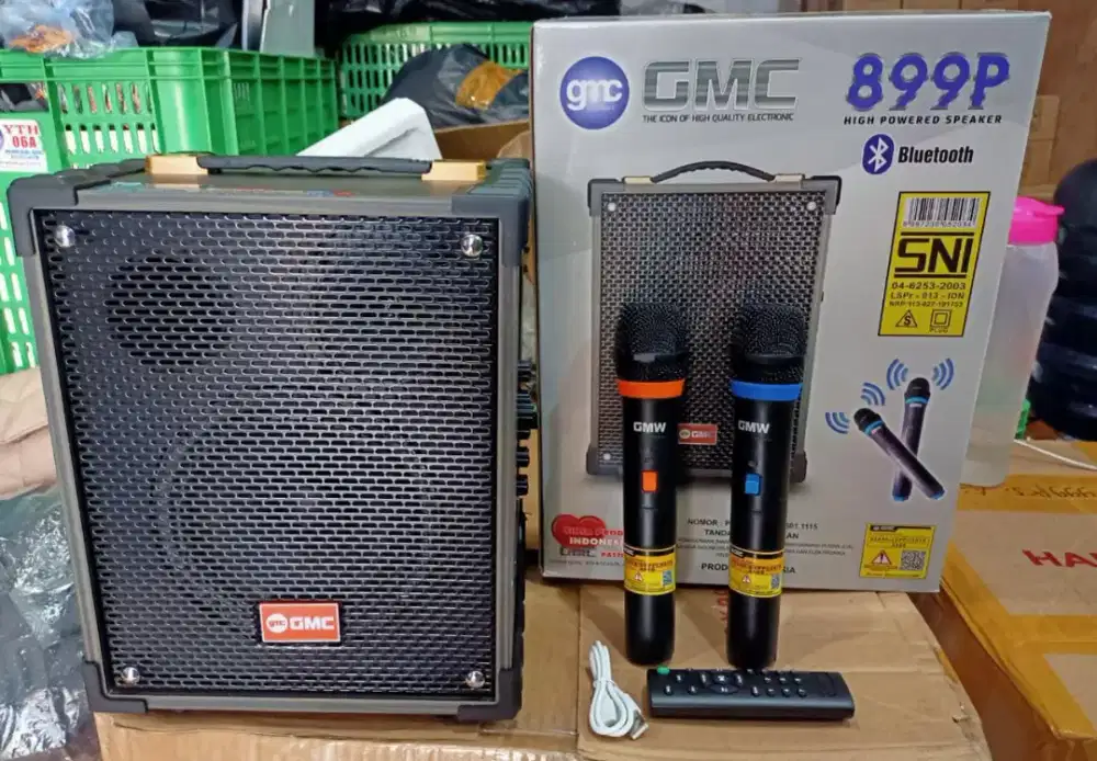 SPEAKER PORTABLE GMC 899P UKURAN 6.5 INCH
