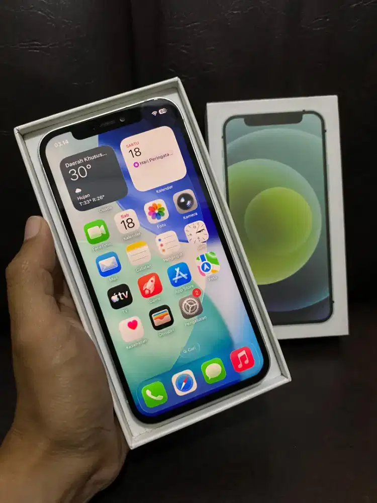 Iphone 12 128gb fullset beacukai