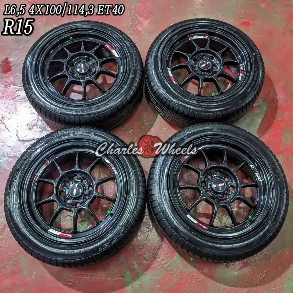 VELG VENOM VN ZERO RING 15 HITAM