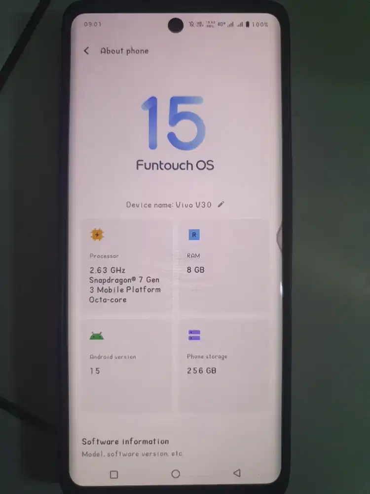 Vivo V30 8/256 Minus Murah
