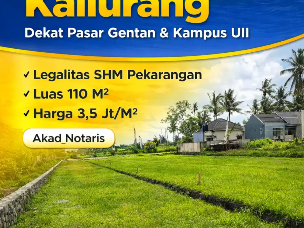 Tanah kaliurang km 10 dekat superindo &  kampus UII