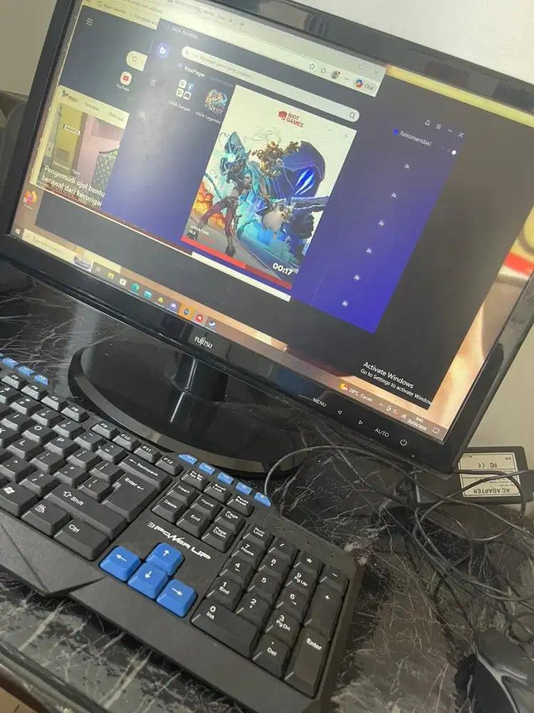 Fujitsu set pc jual cepat