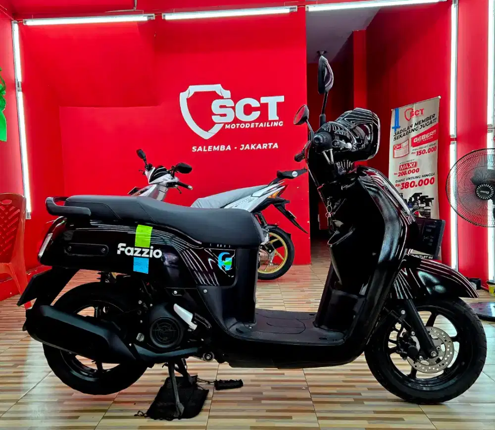 JualCpt90%LikeNew KM1Rb PjkApr27 YAMAHA FAZZIO 2025 HYBRID HITAM