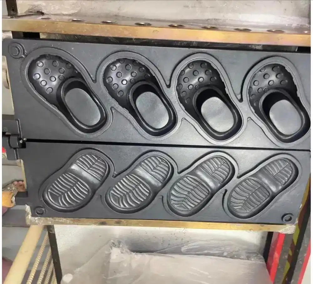 cetakan wafle sandal crocs