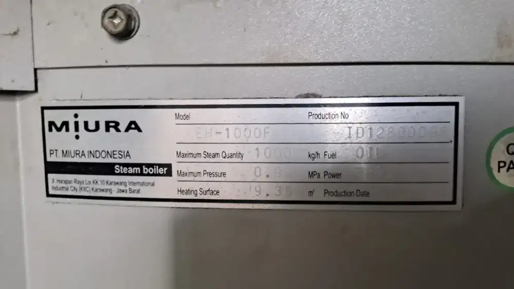 Jual boiler baru 1 bulan pakai