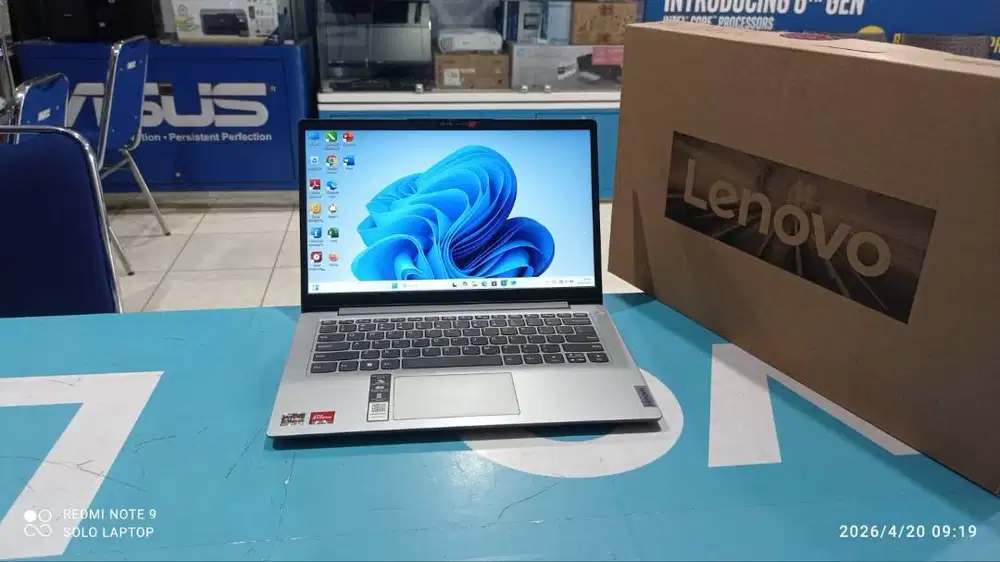 LENOVO IP 3 SLIM SERI BARU RYZEN 3-7320 RAM 8GB/SSD 512GB ISTIMEWA