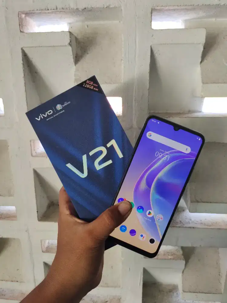 Vivo V21 4g 8+4/128GB Fullset Original