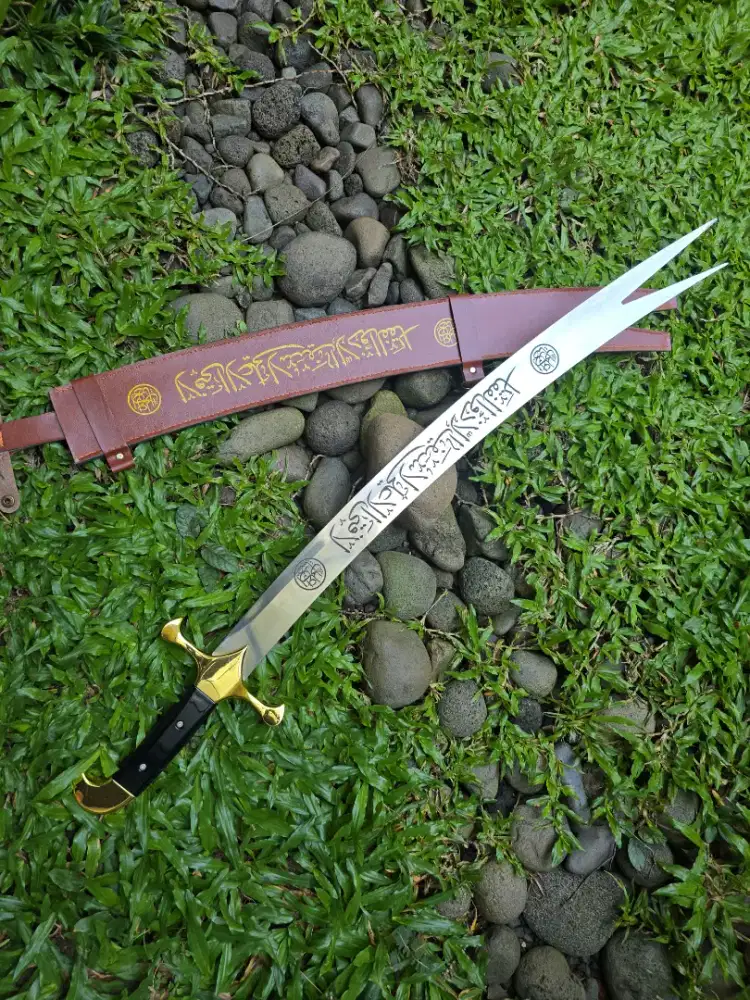 Pedang arabian sword Dzulfiqar As-Syams