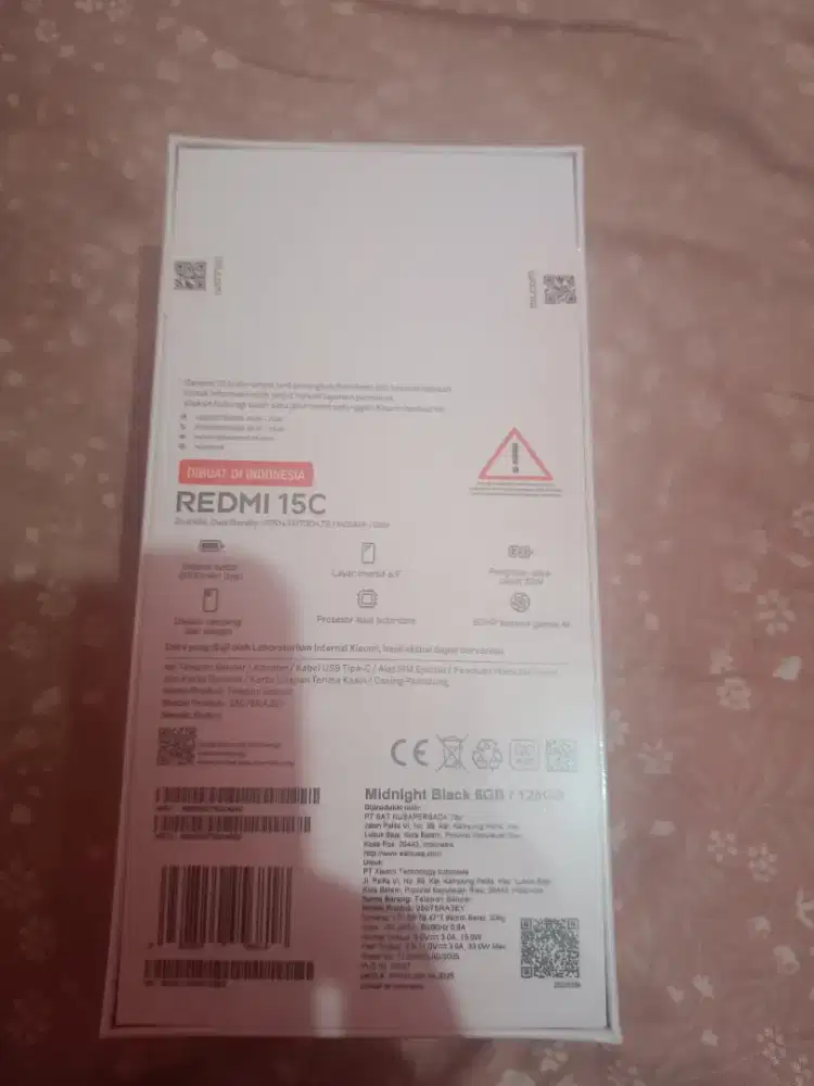 Redmi 15C, kondisi masih baru