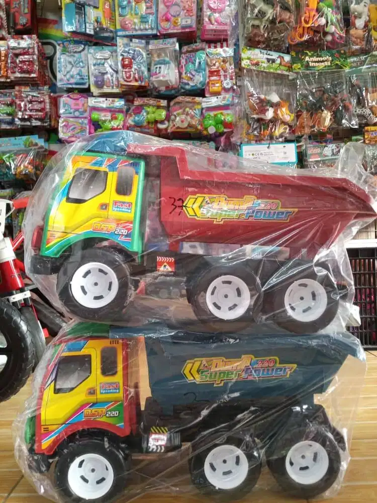 mainan anak truck dump pasir