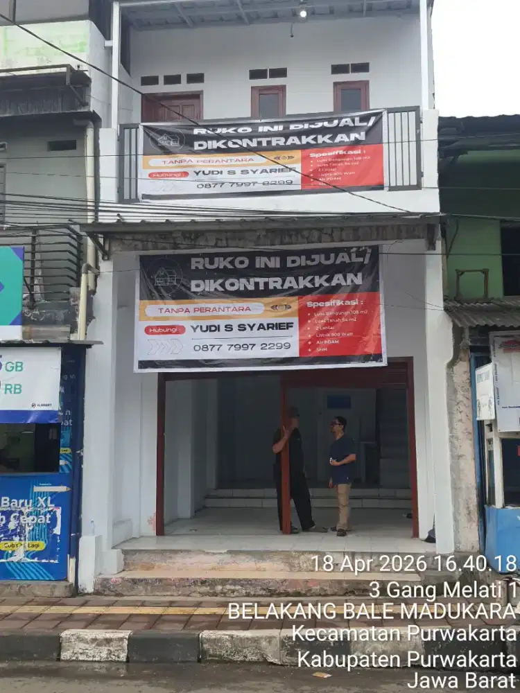Dijual Ruko Strategis Di Purwakarta Belakang Mall Pelayanan Publik