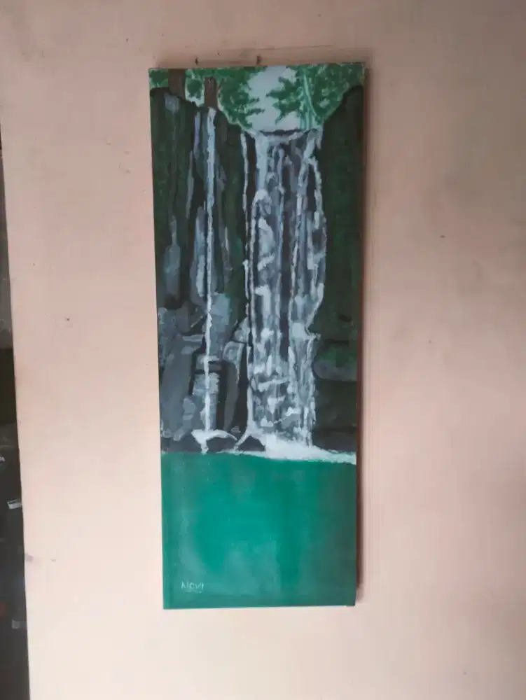 Lukisan air terjun puruk cahu