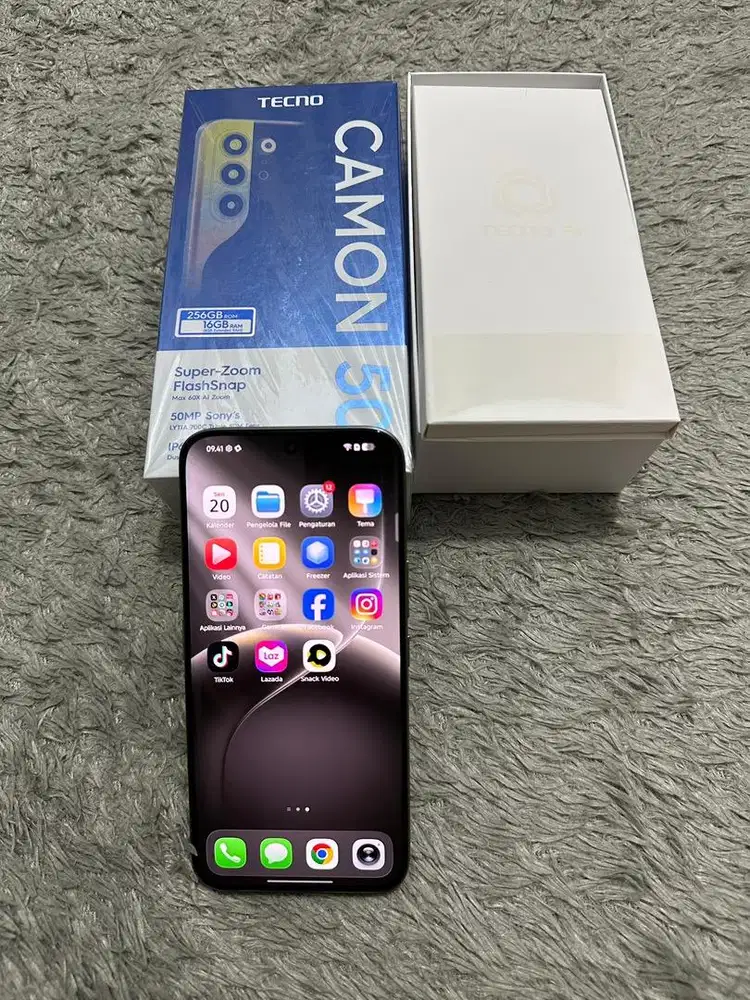 Tecno Camon 50 Pro 16/256gb Garansi On Mei 2027