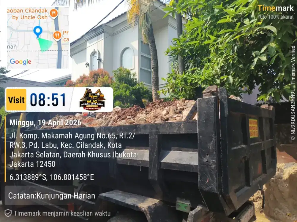 Jasa angkut puing dan tanah