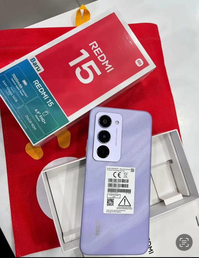 Redmi 15 ram 8+8 internal 128/256