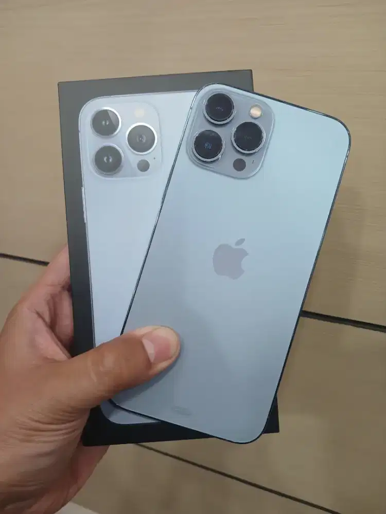 iPhone 13 Promax 256GB Blue ex Garansi iBox