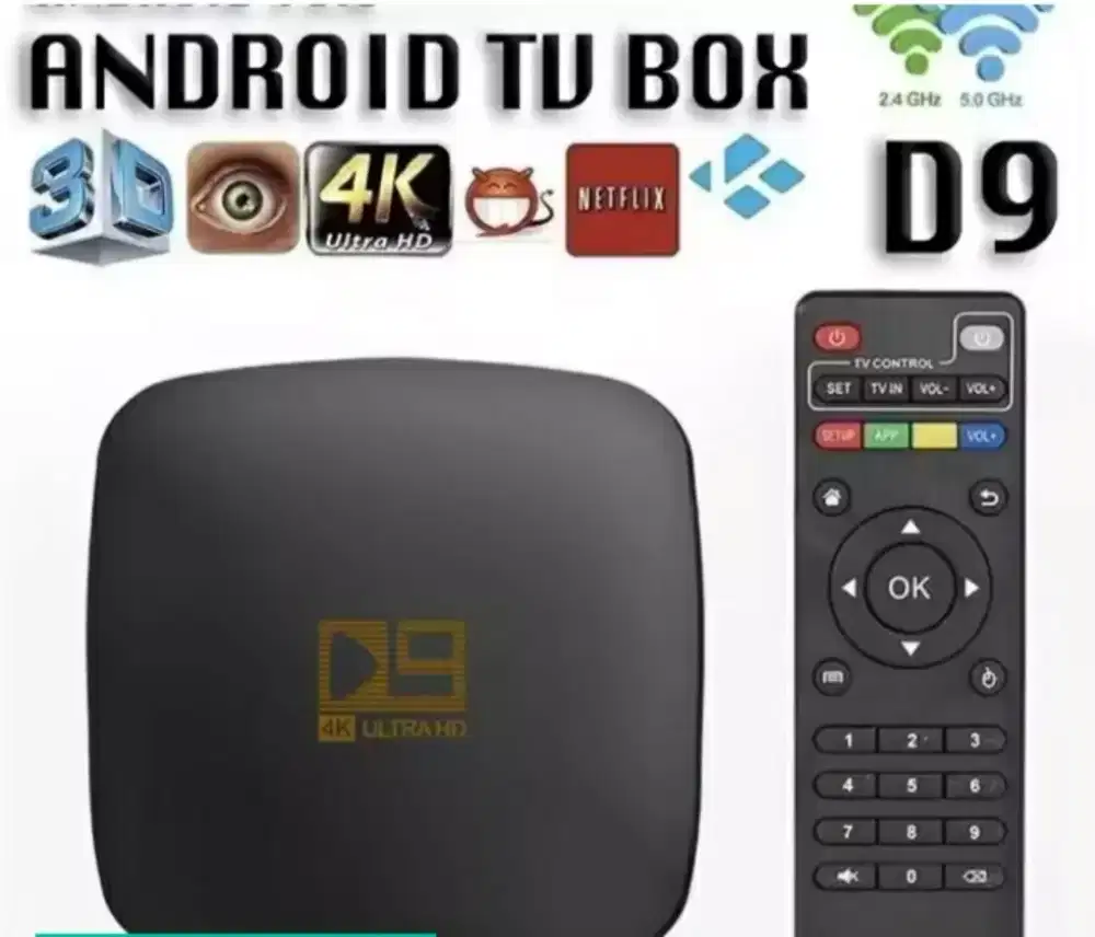 4k tv box android D9