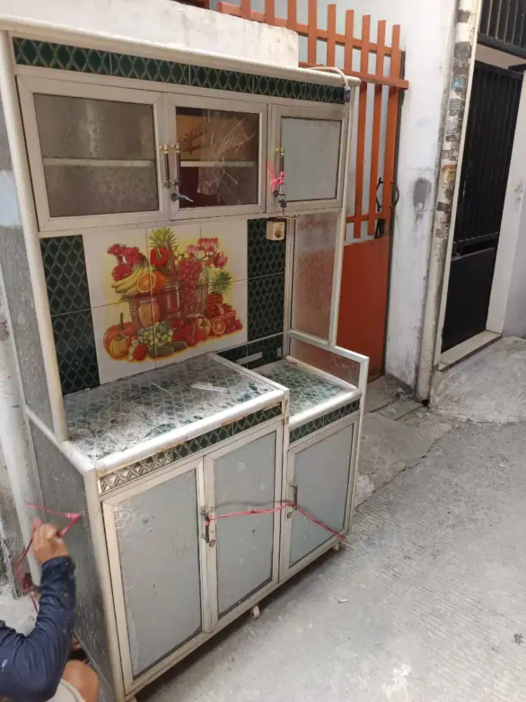 Rak piring kokoh Aluminium