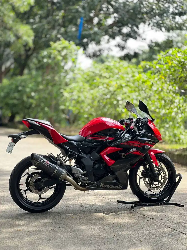 MULUS ABIS! KAWASAKI NINJA 250 MONO SL 2016 MERAH KM 5K TAX ON SUPERB