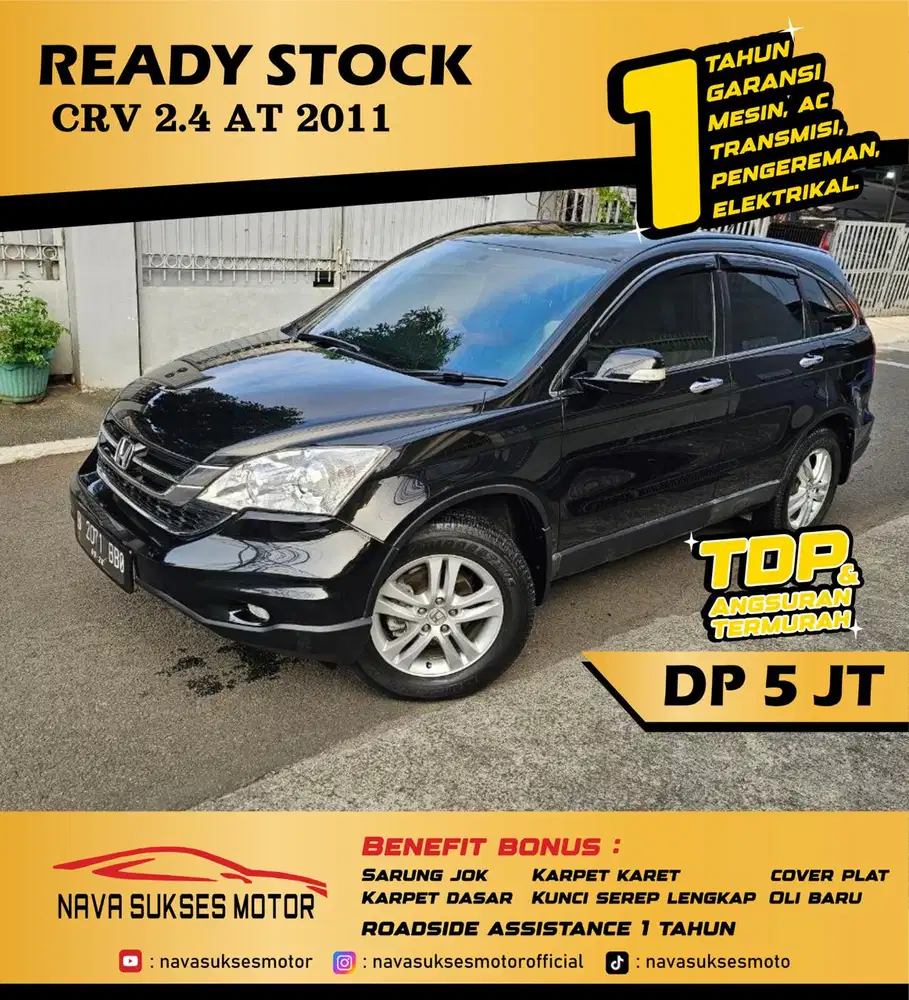 TDP 5 JUTA - CRV 2.4 AT 2011