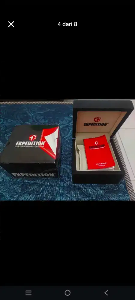 Jam tangan Expedition Lengkap Box, surat, dll