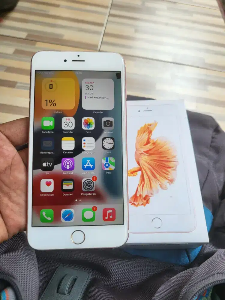 Jual cepat Iphone 6s plus 32GB ibox fullset